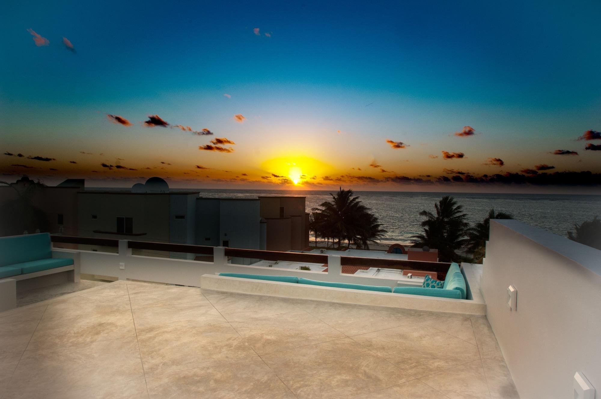 Casa Agua Azul Vila Puerto Morelos Exterior foto